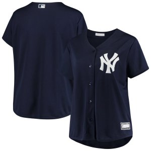 Женская темно-синяя футболка больших размеров New York Yankees, альтернативная реплика команды Unbranded