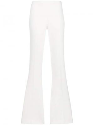 Классические расклешенные брюки Blanca. Цвет: белый