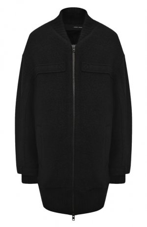 Шерстяная куртка Isabel Benenato. Цвет: чёрный