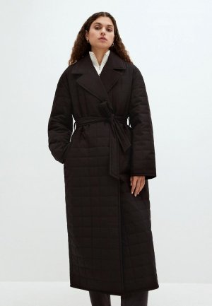 Куртка утепленная Zarina Exclusive online. Цвет: черный
