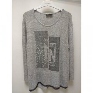 Пуловер , размер 46, серый DORISStreich. Цвет: серый