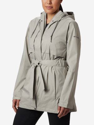 Ветровка женская Pardon My Trench Rain Jacket, Серый Columbia. Цвет: серый