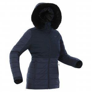 Куртка лыжная Ski 100 Warm, темно-синий Wedze